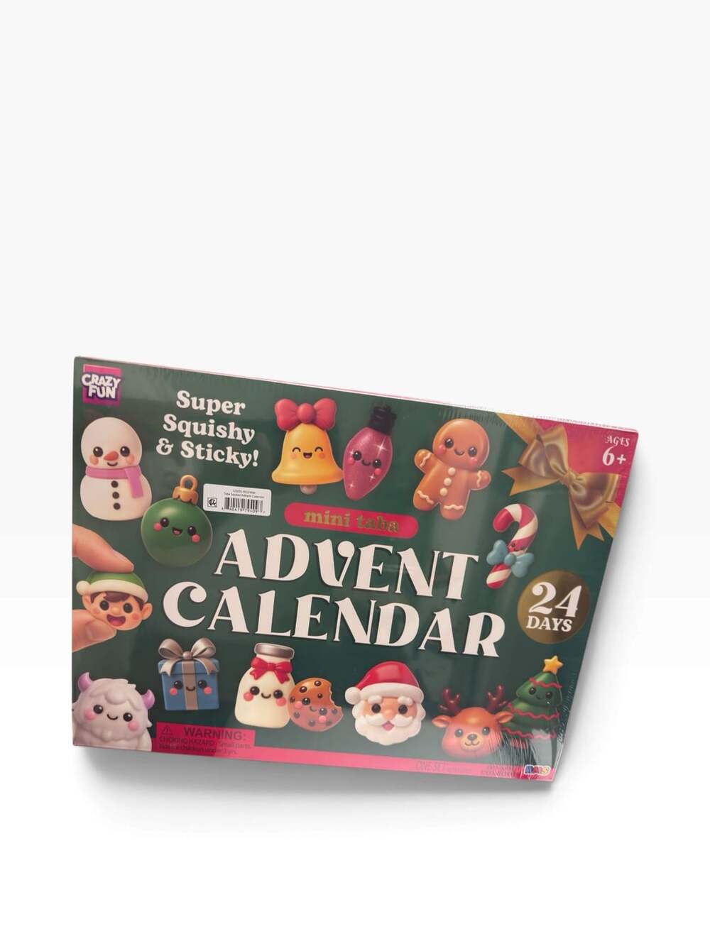 Crazy Fun RMS Christmas Advent Calendar 24 Mini Taba Squishies